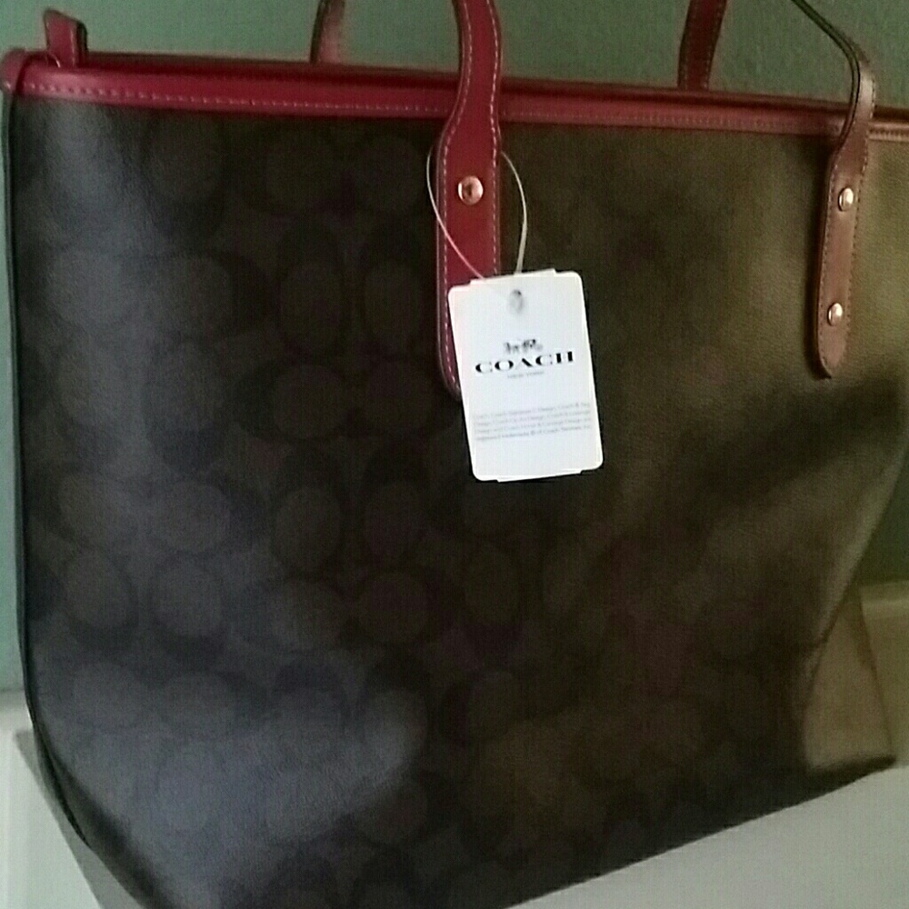 💖 COACH CITY ZIP TOTE 💖  - Picture 4 of 8